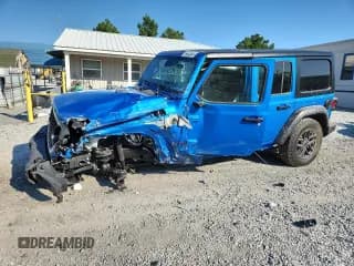 ✅ 2024 Jeep Wrangler Sport S • VIN: 1C4PJXDN8RW350027 • Lot: 84483655. Wystawiony na Copart z przebiegiem 6 705 mil. Bezpłatny archiwum sprzedaży aukcyjnych z USA i szczegółowy raport historii pojazdu na DreamBid. Zdjęcie 1.