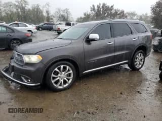 ✅ 2017 Dodge Durango Citadel • VIN: 1C4RDJEG3HC879253 • Lot: 90800345. Listed on Copart with 77,672 mi. Free auction sales archive from the USA and detailed vehicle history report at DreamBid. Image 1.