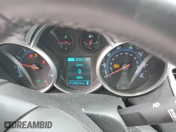 2013 Chevrolet Cruze ECO z VIN 1G1PH5SBXD7162002, wystawiony jako Copart lot #64692965 z przebiegiem 53 079 mil mil oraz Szkoda całkowita • Salvage title. Historia ofert i sprzedaży dostępna na DreamBid. Obrazek 9.