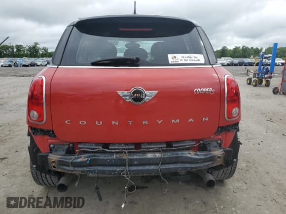 ✅ 2014 MINI Countryman S • VIN: WMWZC5C53EWP37312 • Lot: 57952885. Listed on Copart with 115,708 mi. Free auction sales archive from the USA and detailed vehicle history report at DreamBid. Image 6.