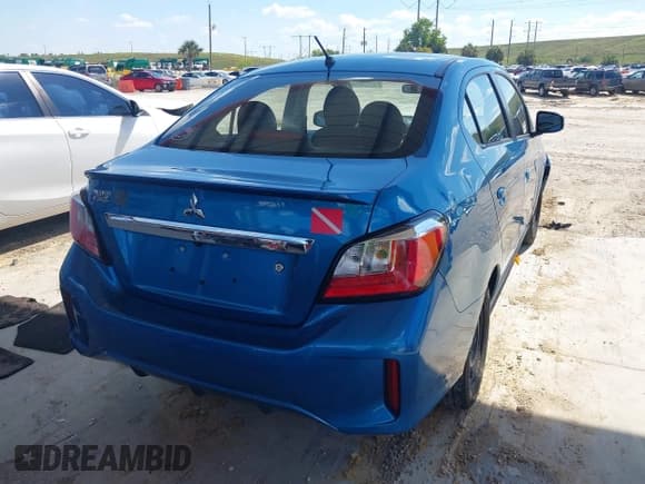 ✅ 2023 Mitsubishi Mirage ES • VIN: ML32FUFJXPHF01090 • Лот: 41655028. Опубликован ранее на IAAI с пробегом 71 968 миль. Бесплатный доступ к архиву аукционных продаж из США и подробный отчёт об истории автомобиля на DreamBid. Изображение 4.