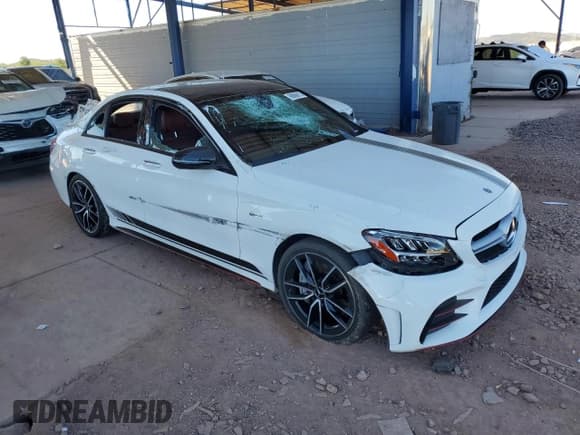 ✅ 2020 Mercedes-Benz C 43 AMG • VIN: W1KWF6EB7LR596915 • Lot: 90868615. Wystawiony na Copart z przebiegiem 52 207 mil. Bezpłatny archiwum sprzedaży aukcyjnych z USA i szczegółowy raport historii pojazdu na DreamBid. Zdjęcie 4.