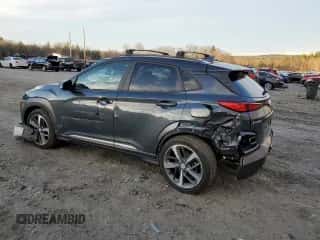 2020 Hyundai Kona Ultimate z VIN KM8K5CA57LU449500, wystawiony jako Copart lot #68497752 z przebiegiem 10 106 mil mil oraz . Historia ofert i sprzedaży dostępna na DreamBid. Obrazek 2.