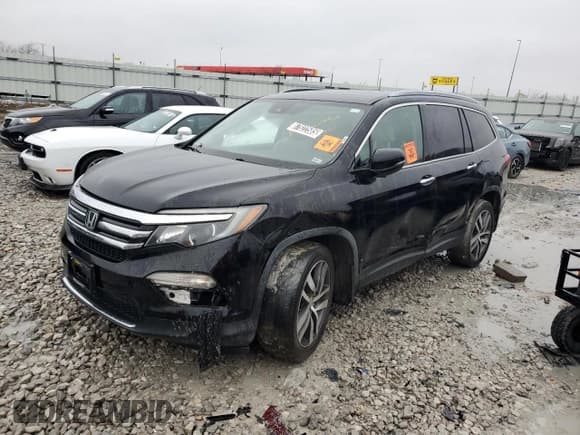 ✅ 2016 Honda Pilot Touring • VIN: 5FNYF6H91GB092920 • Лот: 87822585. Опубликован ранее на Copart с пробегом Не указан. Бесплатный доступ к архиву аукционных продаж из США и подробный отчёт об истории автомобиля на DreamBid. Изображение 1.