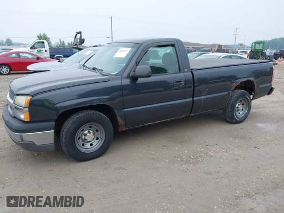 2004 Chevrolet Silverado 1500 Work Truck z VIN 1GCEC14X64Z314604, wystawiony jako IAAI lot #42855194 z przebiegiem 159 959 mil mil oraz . Historia ofert i sprzedaży dostępna na DreamBid. Obrazek 2.