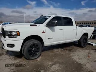 ✅ 2024 Ram 2500 Lone Star • VIN: 3C6UR5DLXRG317129 • Lot: 47662145. Listed on Copart with 5,912 mi. Free auction sales archive from the USA and detailed vehicle history report at DreamBid. Image 1.