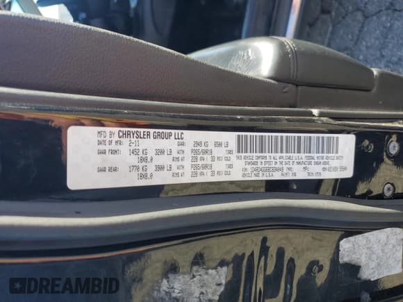 ✅ 2011 Dodge Durango Crew • VIN: 1D4RD4GG6BC634049 • Lot: 90519635. Wystawiony na Copart z przebiegiem 251 383 mil. Bezpłatny archiwum sprzedaży aukcyjnych z USA i szczegółowy raport historii pojazdu na DreamBid. Zdjęcie 14.