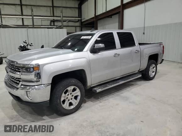 2017 Chevrolet Silverado 1500 LTZ with VIN 3GCUKSEC5HG358678, listed as a Copart auction lot 82119185 with 143,998 mi miles and Salvage title. Bid and sale history available at DreamBid. Image 1.