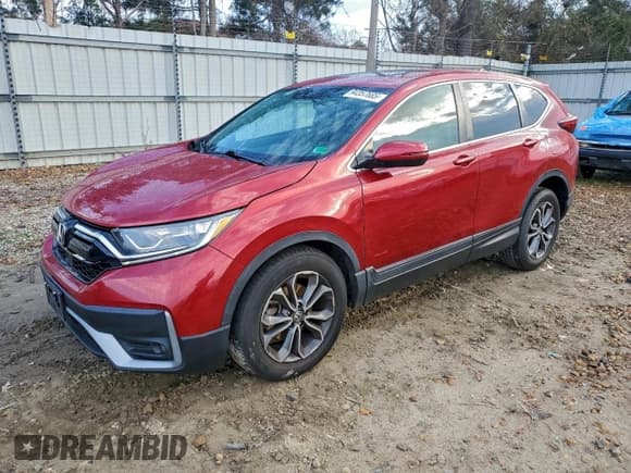 ✅ 2020 Honda CR-V EX • VIN: 2HKRW1H54LH414465 • Lot: 94357885. Listed on Copart with 78,678 mi. Free auction sales archive from the USA and detailed vehicle history report at DreamBid. Image 1.