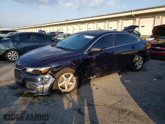 ✅ 2017 Chevrolet Malibu LS • VIN: 1G1ZB5STXHF260011 • Lot: 71177135. Listed on Copart with 97,166 mi. Free auction sales archive from the USA and detailed vehicle history report at DreamBid. Image 1.