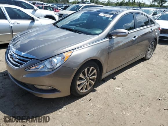 ✅ 2014 Hyundai Sonata Limited • VIN: 5NPEC4AC9EH878209 • Lot: 73733194. Listed on Copart with Not provided. Free auction sales archive from the USA and detailed vehicle history report at DreamBid. Image 1.