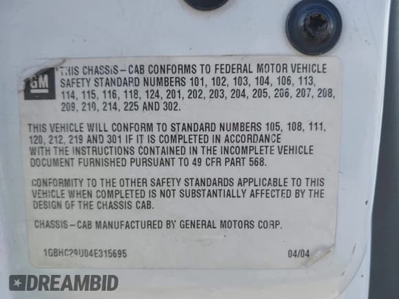 ✅ 2004 Chevrolet Silverado 2500HD • VIN: 1GBHC29U04E315695 • Лот: 42651705. Опубликован ранее на IAAI с пробегом 423 864 миль. Бесплатный доступ к архиву аукционных продаж из США и подробный отчёт об истории автомобиля на DreamBid. Изображение 9.