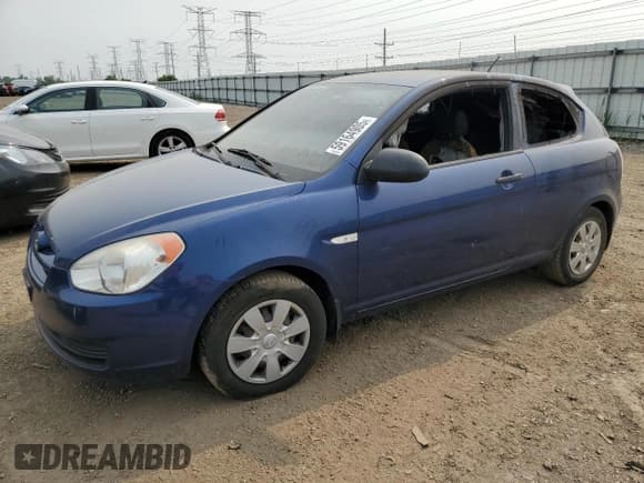 ✅ 2007 Hyundai Accent GS • VIN: KMHCM36C57U025351 • Лот: 59164905. Опубликован ранее на Copart с пробегом Не указан. Бесплатный доступ к архиву аукционных продаж из США и подробный отчёт об истории автомобиля на DreamBid. Изображение 1.