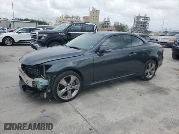 ✅ 2010 Lexus IS 250 C • VIN: JTHFF2C27A2514613 • Lot: 54110345. Listed on Copart with 146,140 mi. Free auction sales archive from the USA and detailed vehicle history report at DreamBid. Image 1.