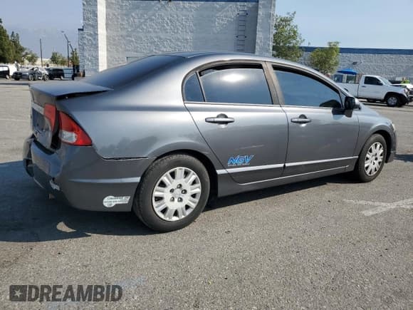 ✅ 2011 Honda Civic GX • VIN: 19XFA4F50BE000690 • Lot: 67715505. Listed on Copart with 172,858 mi. Free auction sales archive from the USA and detailed vehicle history report at DreamBid. Image 3.