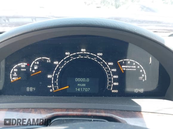 ✅ 2004 Mercedes-Benz S 55 AMG • VIN: WDBNG74J54A392503 • Lot: 42657006. Listed on IAAI with 141,707 mi. Free auction sales archive from the USA and detailed vehicle history report at DreamBid. Image 7.