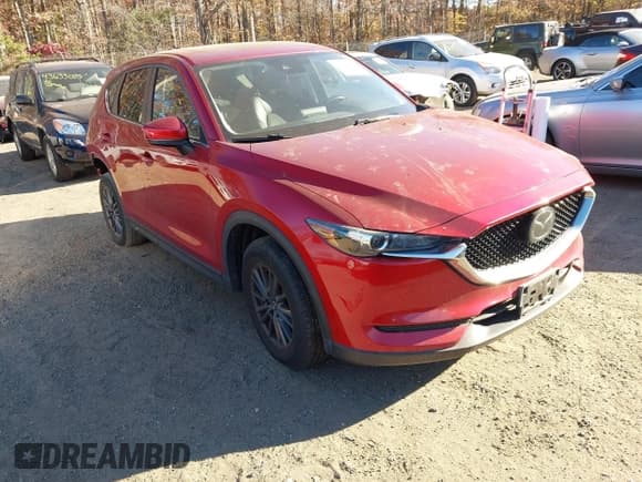 ✅ 2019 Mazda CX-5 Touring • VIN: JM3KFBCM9K0621524 • Lot: 43625795. Listed on IAAI with 87,330 mi. Free auction sales archive from the USA and detailed vehicle history report at DreamBid. Image 1.