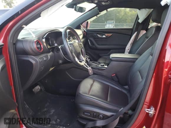 2019 Chevrolet Blazer RS with VIN 3GNKBJRS1KS700707, listed as a Copart auction lot 66294914 with 87,387 mi miles and Salvage title. Bid and sale history available at DreamBid. Image 7.