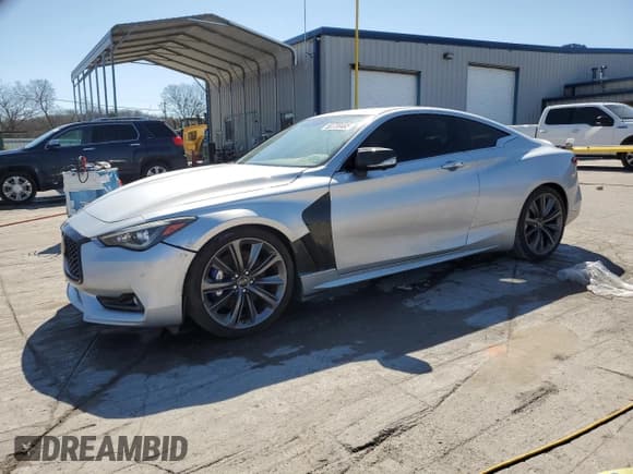 ✅ 2020 Infiniti Q60 Red Sport 400 • VIN: JN1FV7EK4LM400058 • Lot: 50720485. Listed on Copart with 47,782 mi. Free auction sales archive from the USA and detailed vehicle history report at DreamBid. Image 1.