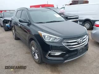 2017 Hyundai Santa Fe 2.4L z VIN 5NMZU3LB4HH014456, wystawiony jako IAAI lot #43155463 z przebiegiem 110 056 mil mil oraz . Historia ofert i sprzedaży dostępna na DreamBid. Obrazek 1.