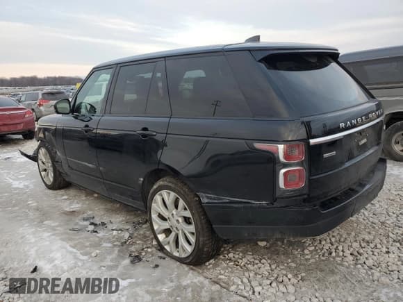 ✅ 2019 Land Rover Range Rover • VIN: SALGS2RE0KA542093 • Lot: 44590745. Listed on Copart with 48,068 mi. Free auction sales archive from the USA and detailed vehicle history report at DreamBid. Image 2.
