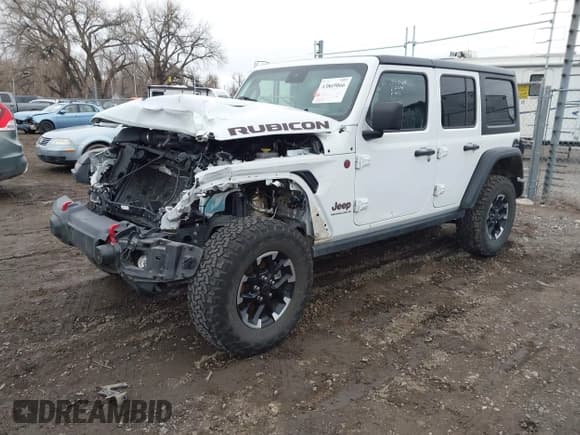 ✅ 2025 Jeep Wrangler Rubicon • VIN: 1C4PJXFN3SW526436 • Lot: 43869066. Listed on IAAI with 29,517 mi. Free auction sales archive from the USA and detailed vehicle history report at DreamBid. Image 2.