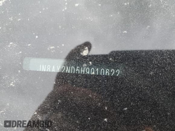 ✅ 2017 Nissan Armada SV • VIN: JN8AY2ND5H9010622 • Lot: 85597275. Listed on Copart with Not provided. Free auction sales archive from the USA and detailed vehicle history report at DreamBid. Image 12.