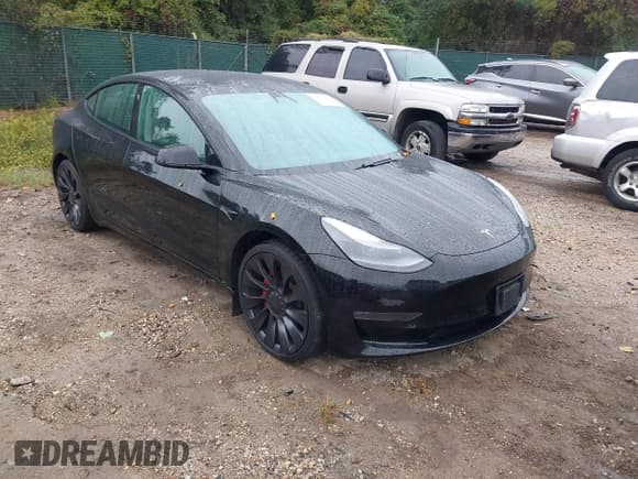 ✅ 2021 Tesla Model 3 Performance • VIN: 5YJ3E1ECXMF914237 • Lot: 43431670. Listed on IAAI with 90,921 mi. Free auction sales archive from the USA and detailed vehicle history report at DreamBid. Image 1.