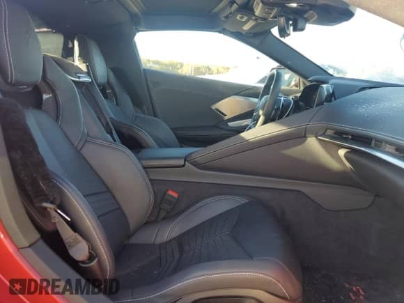 2025 Chevrolet Corvette 2LT with VIN 1G1YB2D49S5106032, listed as a Copart auction lot 90788015 with 5,267 mi miles and Salvage title. Bid and sale history available at DreamBid. Image 10.