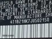 ✅ 2018 Toyota Camry XSE • VIN: 4T1BZ1HK7JU502150 • Lot: 42843626. Listed on IAAI with 76,204 mi. Free auction sales archive from the USA and detailed vehicle history report at DreamBid. Image 9.