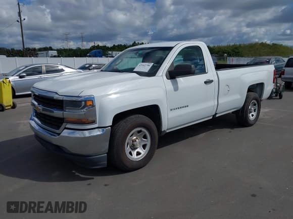 ✅ 2018 Chevrolet Silverado 1500 Work Truck • VIN: 1GCNCNEC8JZ906214 • Lot: 43342796. Wystawiony na IAAI z przebiegiem Nie podano. Bezpłatny archiwum sprzedaży aukcyjnych z USA i szczegółowy raport historii pojazdu na DreamBid. Zdjęcie 2.