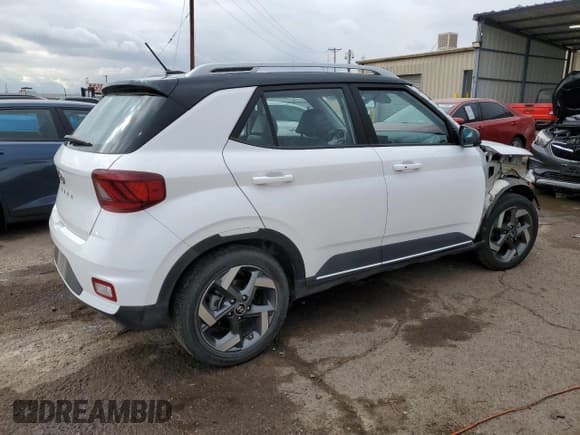 ✅ 2023 Hyundai Venue SEL • VIN: KMHRC8A35PU248118 • Lot: 42764815. Listed on Copart with 45,424 mi. Free auction sales archive from the USA and detailed vehicle history report at DreamBid. Image 3.