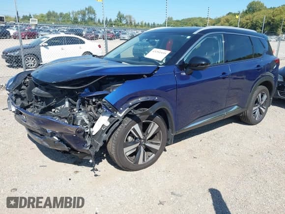 ✅ 2023 Nissan Rogue SL • VIN: JN8BT3CB6PW471158 • Lot: 43251935. Listed on IAAI with 51,212 mi. Free auction sales archive from the USA and detailed vehicle history report at DreamBid. Image 2.
