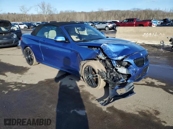 ✅ 2020 BMW 2 Series 230i xDrive • VIN: WBA2K1C08L7E75847 • Lot: 44689825. Listed on Copart with 59,678 mi. Free auction sales archive from the USA and detailed vehicle history report at DreamBid. Image 4.