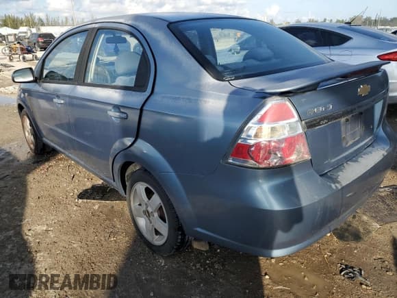 ✅ 2007 Chevrolet Aveo LT • VIN: KL1TG56697B109791 • Lot: 93541555. Listed on Copart with Not provided. Free auction sales archive from the USA and detailed vehicle history report at DreamBid. Image 2.