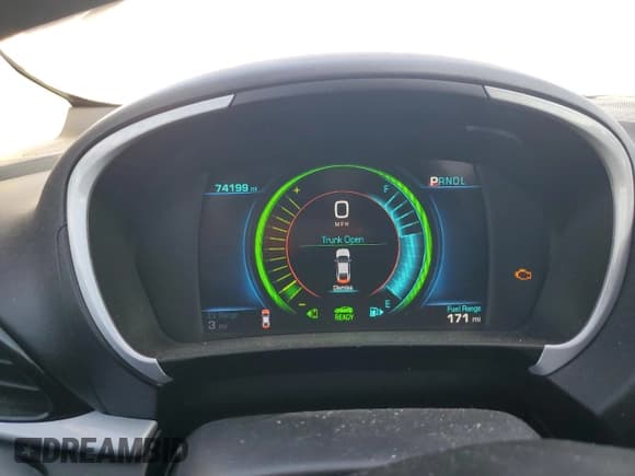 ✅ 2018 Chevrolet Volt LT • VIN: 1G1RC6S58JU125065 • Lot: 81599764. Wystawiony na Copart z przebiegiem 74 199 mil. Bezpłatny archiwum sprzedaży aukcyjnych z USA i szczegółowy raport historii pojazdu na DreamBid. Zdjęcie 9.