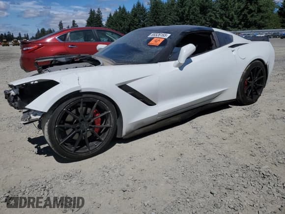 ✅ 2014 Chevrolet Corvette 3LT • VIN: 1G1YF2D73E5135318 • Lot: 66526165. Listed on Copart with Not provided. Free auction sales archive from the USA and detailed vehicle history report at DreamBid. Image 1.