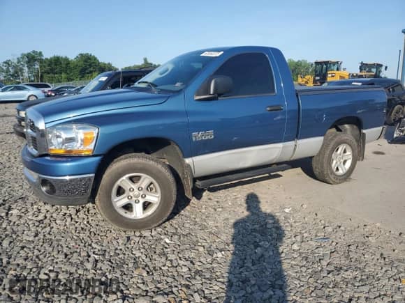 ✅ 2006 Dodge 1500 SLT • VIN: 1D7HU16N16J243339 • Лот: 62050375. Размещён на Copart с пробегом 63 807 миль миль. Получите бесплатный доступ к архиву аукционных продаж из США и посмотрите подробный отчёт об истории автомобиля на DreamBid. Изображение 1.