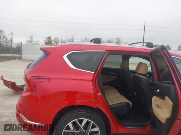 ✅ 2022 Hyundai Santa Fe Calligraphy • VIN: 5NMS54AL5NH455153 • Lot: 43854316. Listed on IAAI with 19,879 mi. Free auction sales archive from the USA and detailed vehicle history report at DreamBid. Image 8.