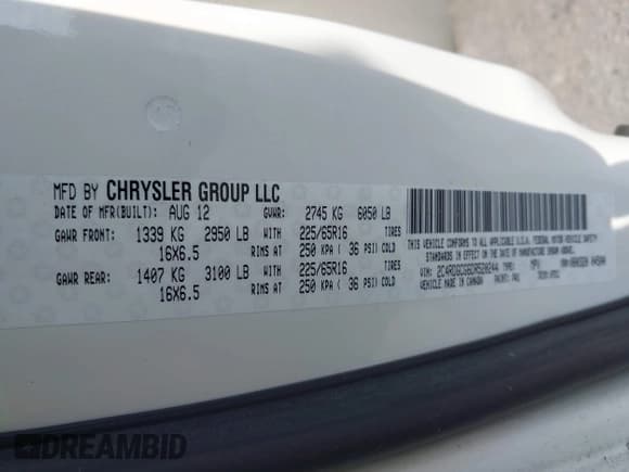 ✅ 2013 Dodge Grand Caravan SXT • VIN: 2C4RDGCG6DR520244 • Lot: 43357565. Wystawiony na IAAI z przebiegiem 184 872 mil. Bezpłatny archiwum sprzedaży aukcyjnych z USA i szczegółowy raport historii pojazdu na DreamBid. Zdjęcie 9.