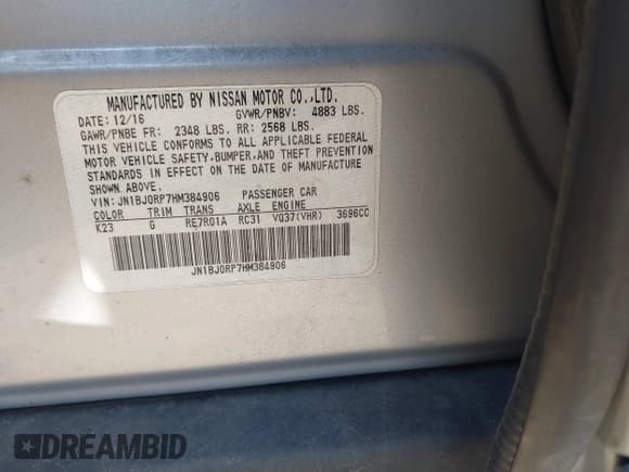 ✅ 2017 Infiniti QX50 • VIN: JN1BJ0RP7HM384906 • Лот: 43201112. Опубликован ранее на IAAI с пробегом Не указан. Бесплатный доступ к архиву аукционных продаж из США и подробный отчёт об истории автомобиля на DreamBid. Изображение 9.