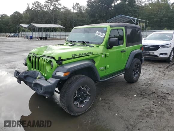 ✅ 2020 Jeep Wrangler Sport S • VIN: 1C4GJXAN5LW154901 • Lot: 84963735. Listed on Copart with 76,329 mi. Free auction sales archive from the USA and detailed vehicle history report at DreamBid. Image 1.