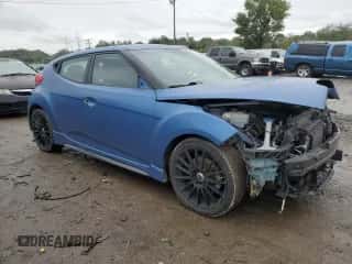 2016 Hyundai Veloster Turbo z VIN KMHTC6AE5GU250754, wystawiony jako Copart lot #73275364 z przebiegiem 71 875 mil mil oraz Szkoda całkowita • Salvage title. Historia ofert i sprzedaży dostępna na DreamBid. Obrazek 4.