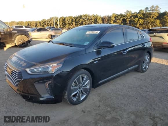 2019 Hyundai Ioniq Limited с VIN KMHC05LC6KU112292, выставлен на аукционе Copart как лот 76730514 с пробегом 39 665 миль миль и Списание • Salvage title. История ставок и продаж доступна на DreamBid. Изображение 1.