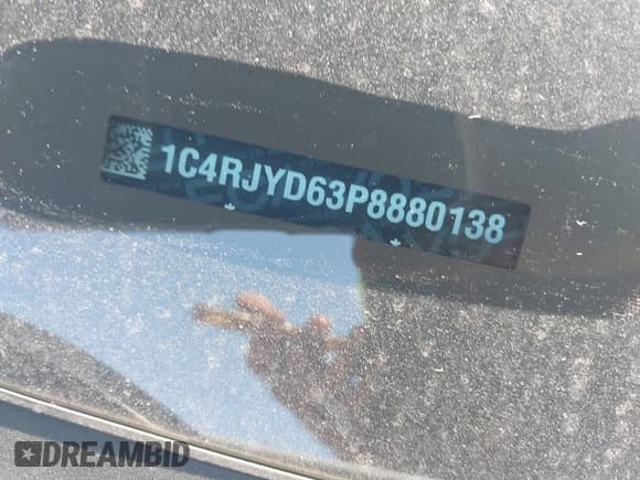 ✅ 2023 Jeep Grand Cherokee Overland • VIN: 1C4RJYD63P8880138 • Lot: 42955360. Listed on IAAI with 15,112 mi. Free auction sales archive from the USA and detailed vehicle history report at DreamBid. Image 17.