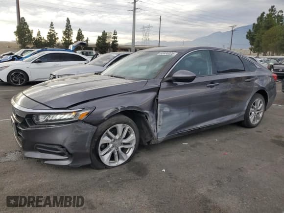 ✅ 2019 Honda Accord LX • VIN: 1HGCV1F19KA005992 • Lot: 85936025. Listed on Copart with 63,250 mi. Free auction sales archive from the USA and detailed vehicle history report at DreamBid. Image 1.