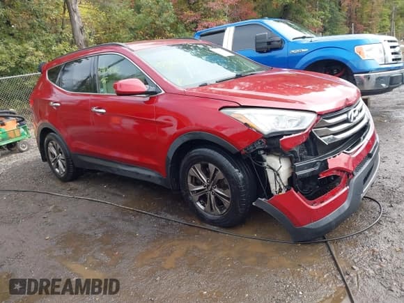 ✅ 2015 Hyundai Santa Fe • VIN: 5XYZU3LB8FG242726 • Lot: 43434042. Wystawiony na IAAI z przebiegiem 183 399 mil. Bezpłatny archiwum sprzedaży aukcyjnych z USA i szczegółowy raport historii pojazdu na DreamBid. Zdjęcie 1.