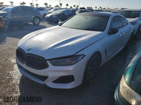 ✅ 2024 BMW 8 Series M850i • VIN: WBAGV8C06RCR92096 • Lot: 75088224. Listed on Copart with Not provided. Free auction sales archive from the USA and detailed vehicle history report at DreamBid. Image 1.