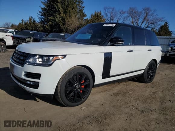 ✅ 2017 Land Rover Range Rover • VIN: SALGS2FE2HA322595 • Lot: 48657725. Wystawiony na Copart z przebiegiem 123 587 mil. Bezpłatny archiwum sprzedaży aukcyjnych z USA i szczegółowy raport historii pojazdu na DreamBid. Zdjęcie 1.