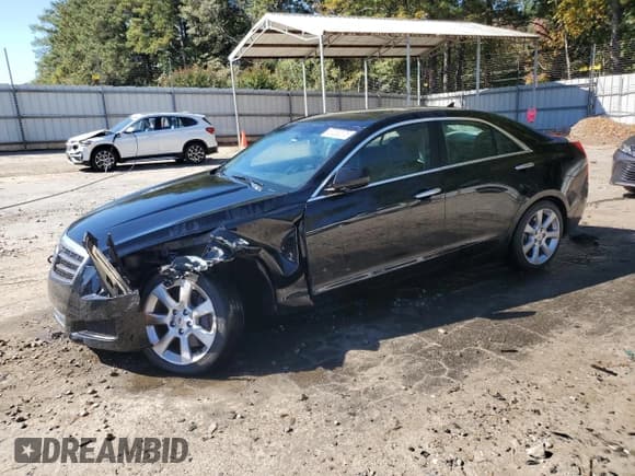 ✅ 2014 Cadillac ATS Standard RWD • VIN: 1G6AA5RX7E0172194 • Lot: 87252075. Listed on Copart with 98,379 mi. Free auction sales archive from the USA and detailed vehicle history report at DreamBid. Image 1.